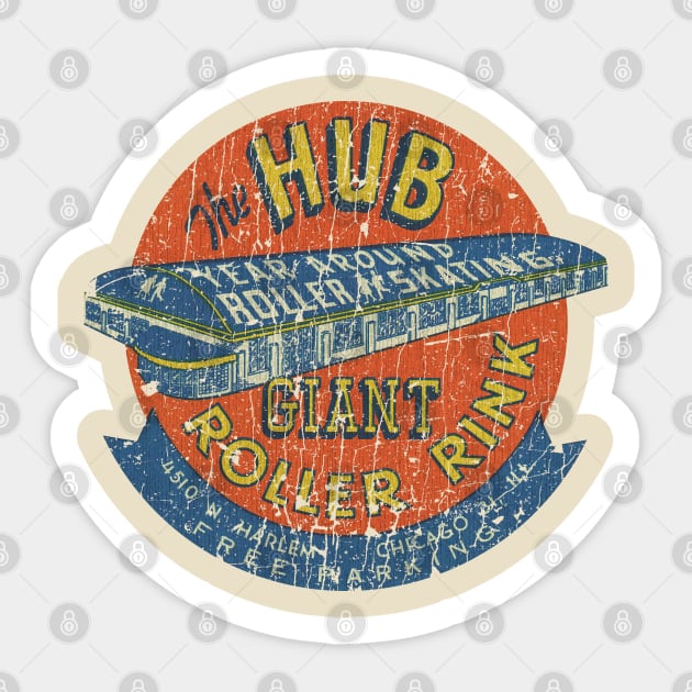 Hub Roller Rink Chicago Sticker by JCD666